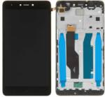 Xiaomi Redmi Note 4 SD Global, Redmi Note 4X - LCD Kijelző + Érintőüveg + Keret (Black) TFT, Black