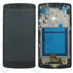 LG Nexus 5 D821 - LCD Kijelző + Érintőüveg + Keret (Black) - ACQ86661402 Genuine Service Pack, Black
