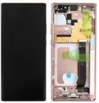 Samsung Galaxy Note 20 Ultra N986B - LCD Kijelző + Érintőüveg + Keret (Mystic Bronze) - GH82-23596D, GH82-23511D, GH82-23621D, GH82-23622D, GH82-23597D, GH82-31459D Genuine Service Pack, Mystic Bronze