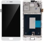 OnePlus 3 - LCD Kijelző + Érintőüveg + Keret (White) TFT, White