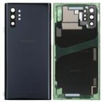 Samsung Galaxy Note 10 Plus N975F - Akkumulátor Fedőlap (Aura Black) - GH82-20588A, GH97-23680A Genuine Service Pack, Aura Black