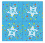 Balloons4party Set 20 servetele albastre La multi ani 33 x 33 cm