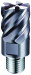 DHF 8mm sarkos 6 élű keményfém marófej 65HRC-ig - DHF - X-UVT0806