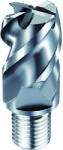 DHF 12, 0 R0, 5mm tórusz 4 élű keményfém marófej 65HRC-ig - DHF - X-UEXR1205