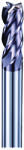 DHF 1, 5mm sarkos 4 élű keményfém maró 45HRC-ig - DHF - DE0154