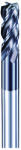 DHF 10, 0 R2mm tórusz 4 élű keményfém maró 45HRC-ig - DHF - DLRD1020
