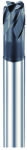 DHF 8, 0 R1mm tórusz 4 élű L100mm gyémánt bevonatos grafit keményfém maró - DHF - GPR0810ML