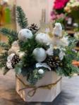 ImodFlowers Aranjament Craciun cutiuta magica