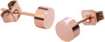 Troli Rózsaszín aranyozott acél fülbevaló KE-005 - vivantis