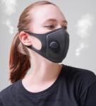 Fashion mask Неопренова черна маска с клапан