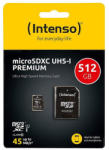 Intenso microSD Premium 512GB C10/UHS-I 3423493