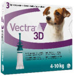 Vectra 3D rácsepegtető oldat kutyáknak 3 x 1, 6 ml pipetta kistestű kutyáknak