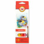 KOH-I-NOOR Creioane colorate acuarela KOH-I-NOOR Aquarell 3717, 18 buc/set