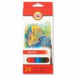 KOH-I-NOOR Creioane colorate acuarela KOH-I-NOOR Aquarell 3718, 24 buc/set