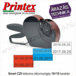 Printex Smart C20 kétsoros 10+10 dátumozógép