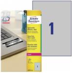 Avery L6013-20 Avery ipari ezüst poliészter címke 210x297mm