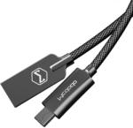 Mcdodo Cablu Knight MicroUSB Black (1.5m, QC4.0, impletitura nylon)-T. Verde 0.1 lei/buc (CA-4402) - vexio
