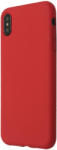 Just Must Husa Just Must Husa Silicon Pantone iPhone XS Max Red (captusit cu microfibra, colturi intarite) (JMSPIP65RD) - vexio