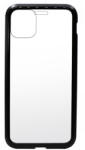 Meleovo Husa Meleovo Carcasa Magnetica Dual Glass iPhone 11 Pro Max Black (protectie 360� din 2 piese cu inchidere magnetica) (MLVMDGXIPMBK) - pcone