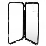 Meleovo Husa Meleovo Carcasa Magnetica Back Glass iPhone 11 Pro Max Black (realizata din 2 piese cu inchidere magnetica) (MLVMSGXIPMBK) - pcone