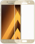 Meleovo Folie Sticla Full Cover Samsung Galaxy A3 (2017) Gold (9H, oleophobic) (MLVDGDA320GD) - pcone