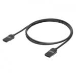 HICON Cablu HDMI cu Ethernet Slim 4K60Hz HDR T-T 0.75m Negru, HI-HDSL-0075 (HI-HDSL-0075)