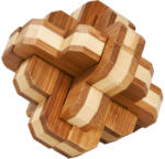 Fridolin Joc logic IQ din lemn bambus 3D Round Knot Fridolin