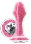 NS Novelties Dop anal din sticla Stardust - Glam - Pink