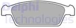 DELPHI set placute frana, frana disc DELPHI LP1100 (LP1100)