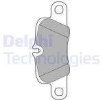 DELPHI set placute frana, frana disc DELPHI LP2237 (LP2237)