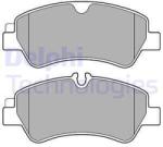 DELPHI set placute frana, frana disc DELPHI LP2662 (LP2662)