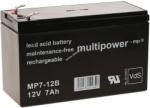 Multipower Pótakku (multipower) szünetmenteshez APC Back-UPS BK350-UK 12V 7Ah (7, 2Ah is)