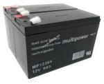 Multipower Powery ólom akku MP1236H kompatibilis UPS APC RBC5 12V 9Ah (7, 2Ah/7Ah is)