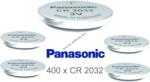 Panasonic Lithium gombelem CR2032 / DL2032 / ECR2032 400db/csom