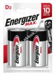 Energizer Max elem D góliát E95 LR20 2db/csom - Kiárusítás