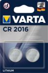 VARTA lithium gombelem CR 2016, IEC CR2016, helyettesíti DL2016, 3V 2db/csom