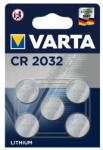 VARTA Lithium gombelem CR2032, helyettesíti DL2032 IEC CR2032 5db/csom