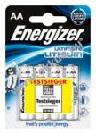 Energizer Ultimate Lithium AA mignon ceruza elem 4db/csom