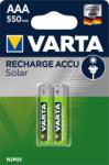 VARTA akku Solar 56733 HR3-AAA-Micro 550mAh 2db/csomag napelemes eszközökhöz