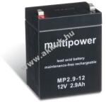 Multipower Ólom akku 12V 2, 9Ah (Multipower) típus MP2, 9-12