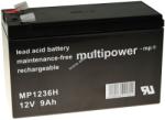 Multipower Powery ólom akku MP1236H szünetmenteshez APC Power Saving Back-UPS Pro BR550GI 12V 9Ah ( 7, 2Ah/7A