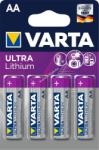 VARTA Ultra Lithium AA Mignon ceruza elem 4db/csom