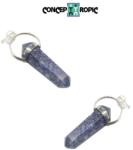  Pandantiv din Lapis Lazuli Obelisc - 41-47 x 18 mm - 1 Buc