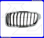 BMW 3 F30, F31 2015.05-2019.02 Hűtődíszrács bal, krómkerettel, fényes-fekete bordákkal "SPORT-Line" BM0282024