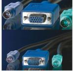 Roline Cable KVM 1xHD15M/F, 2xPS2M/M, 6m, Roline 11.01. 5466 (11.01.5466)