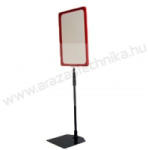  Információs állvány - A4 plakátkeret + (kihúzható SZÁR 2*50 cm) + PVC lapvédő fólia