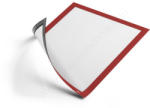 DURABLE Duraframe® MAGNETIC A4 - piros infokeret fémre (4869-03)