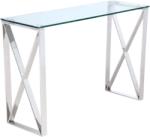 Settimo Consola moderna cu baza argintie Manhattan 120 x 40 cm (EV045)
