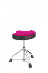 Tama 1st Chair Glide Rider HYDRAULIX Drum Throne, Cloth Top Pink, HT550PKCN