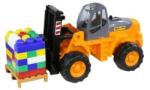 Polesie Jucarie Stivuitor PowerTruck cu palet de cuburi 36766 Wader Polesie RB12719 (RB12719)